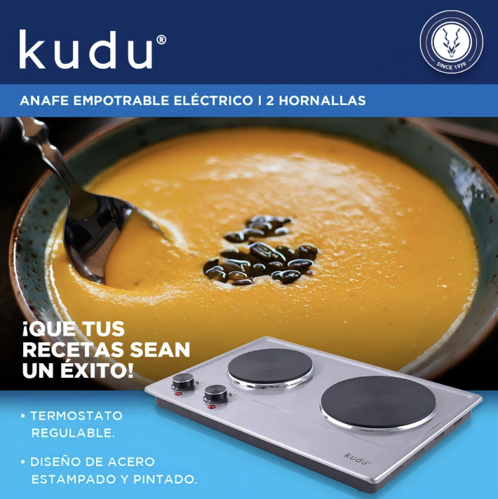 Anafe Inducción 2 zonas 4