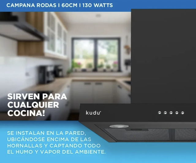 Campana Rodas 60 Negro 4