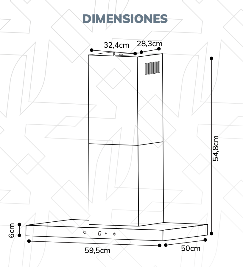 Campana Rodas 60 Digital Negro 2