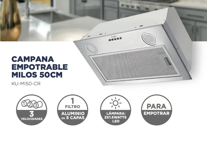 Campana Empotrable Milos 4