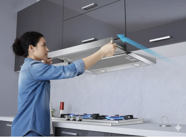 Purificador Extensible Cromo 4