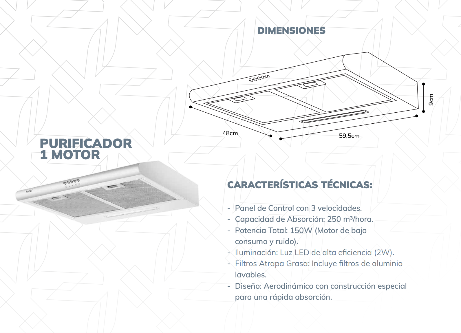 Purificador 1 Motor Acero 2
